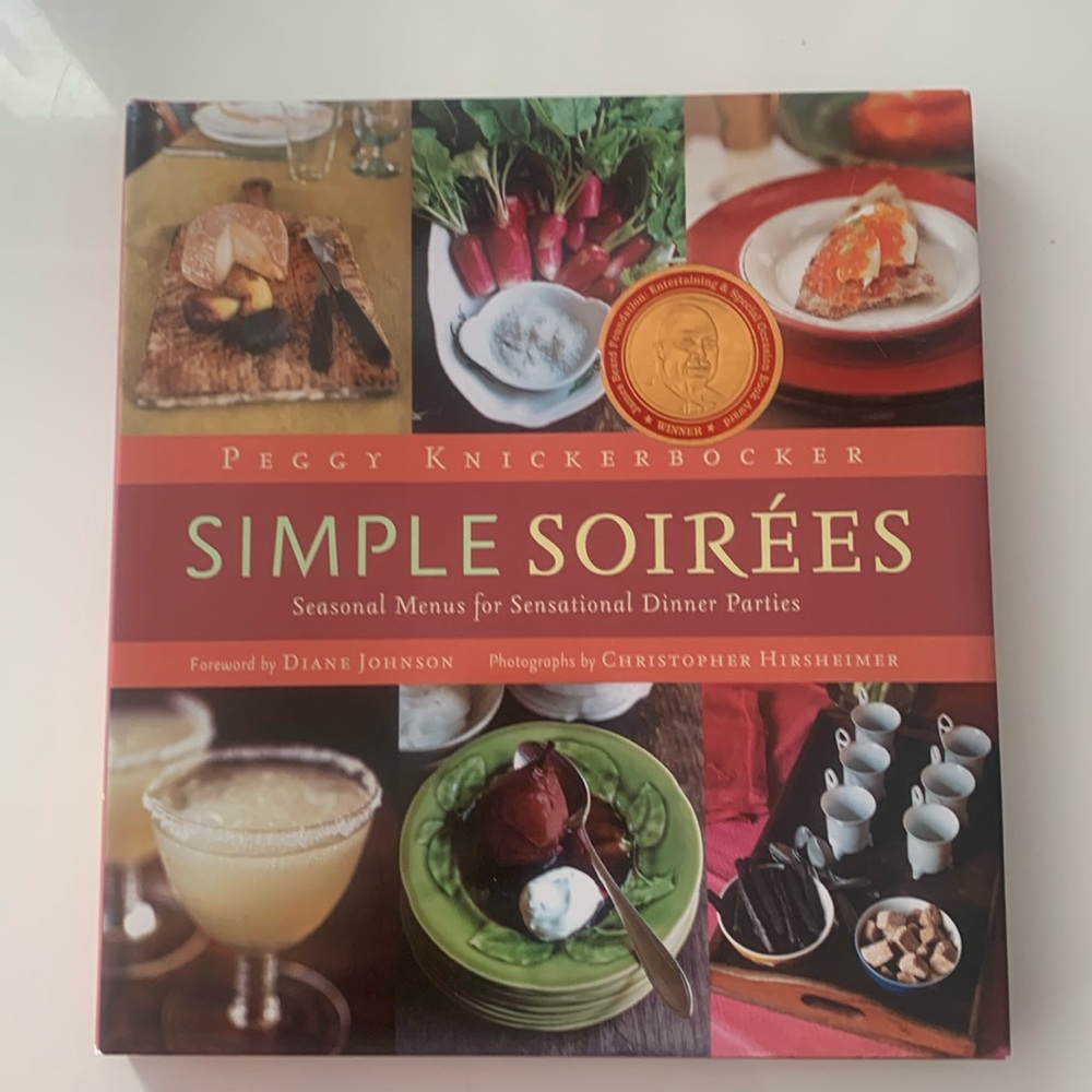 Book, Simple Soirées Cookbook